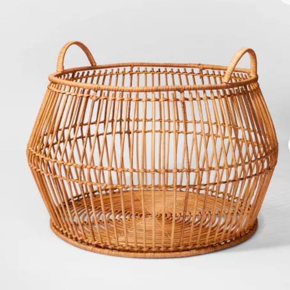 Round Decorative Baskets Natural - Storage *NEW*